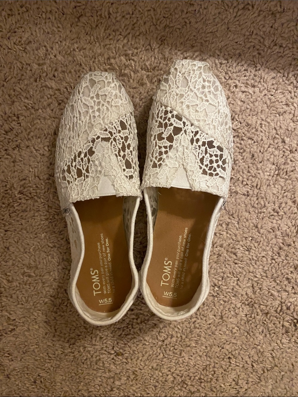 Toms Lace Shoes 5.5